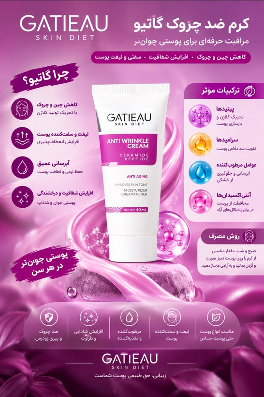 کرم ضد چین و چروک صورت گاتیو ایتالیا